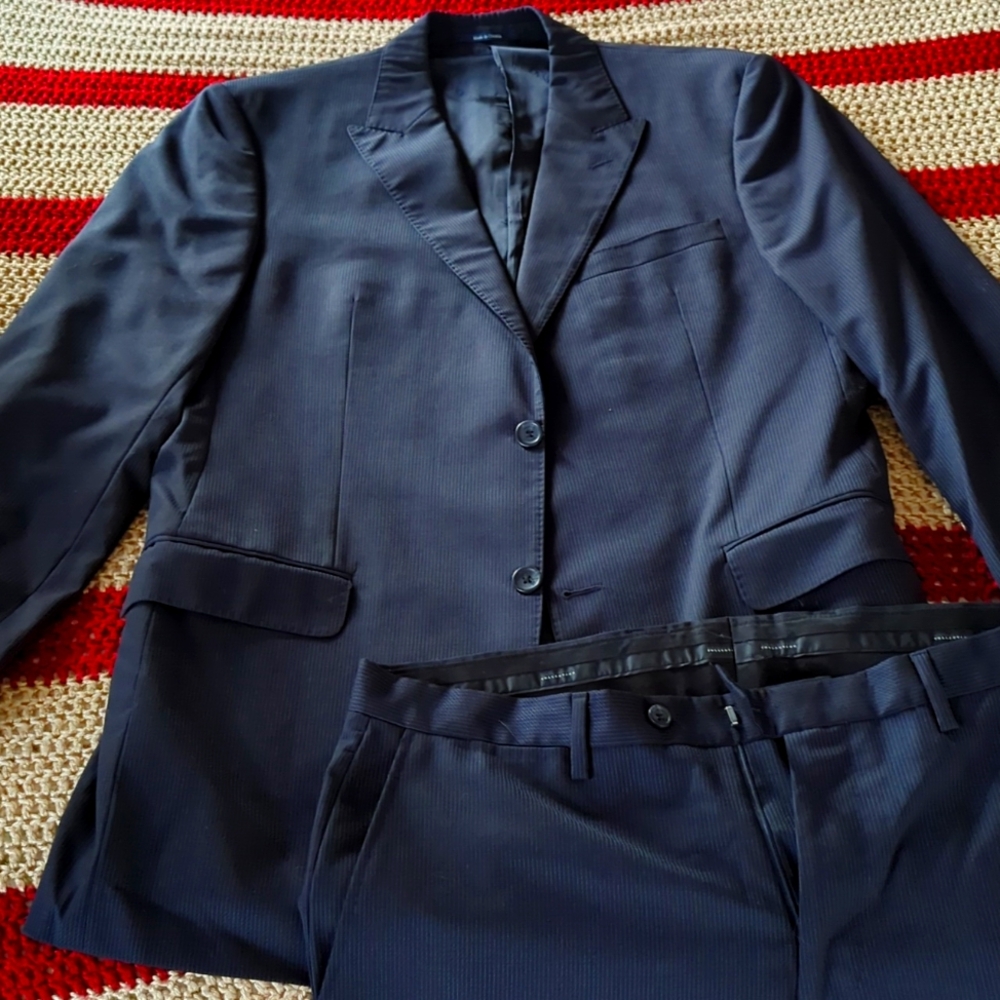 Brand New Versace Peak Lapel Suit - 42us/52eu